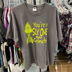 Vintage Y2K DR. SEUSS You're A Sly One Mister Grinch T-Shirt Sz XL